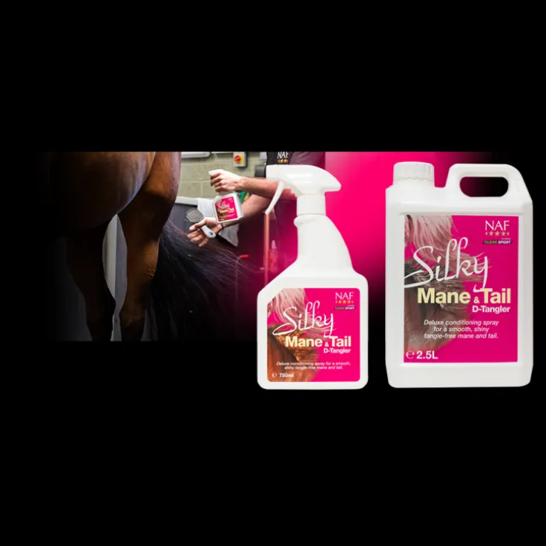 Silky démêlant lustrant cheval - Naf