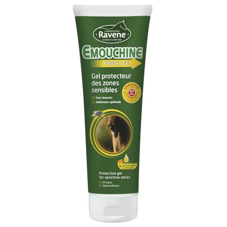 Soin anti-insectes cheval 250 ml Emouchine Gel - Ravene