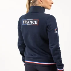 Sweat zippé équitation Femme Baloubeth France - Harcour