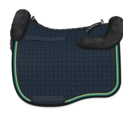 Tapis de selle cheval Eurofit avec amortisseur en mouton personnalisable - Mattes