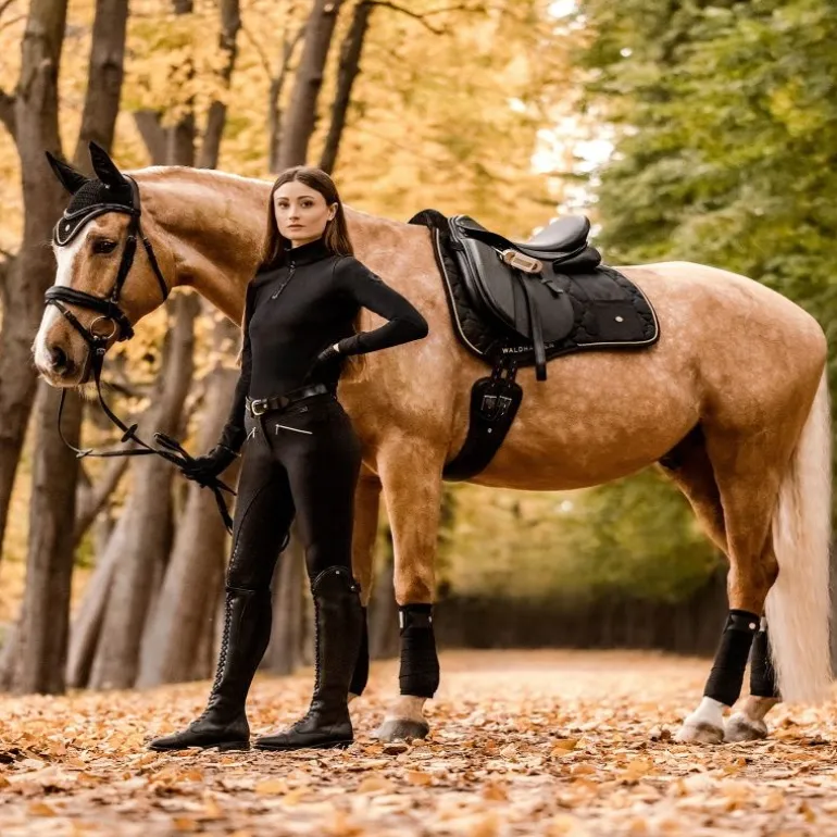 Tapis de selle cheval Modern Rosé - Waldhausen