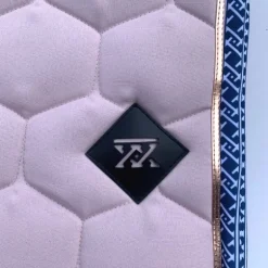 Tapis de selle cheval Monogramme bleu - Oxxer