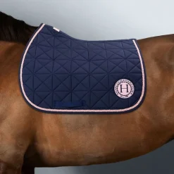 Tapis de selle cheval Suze Octobre Rose - Harcour