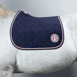 Tapis de selle cheval Suze Octobre Rose - Harcour