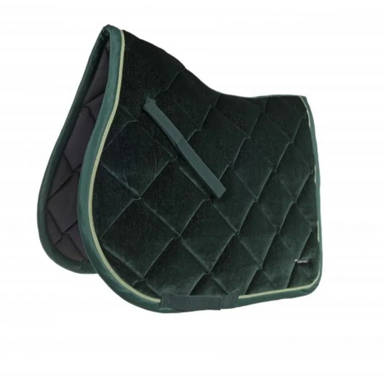 Tapis de selle cheval velours Glimmer - Lami-Cell