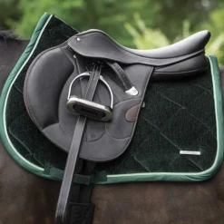 Tapis de selle cheval velours Glimmer - Lami-Cell