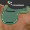 Tapis en forme de selle cheval avec amortisseur en mouton personnalisable - Mattes