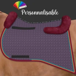 Tapis en pointe cheval personnalisable avec amortisseur en mouton - Mattes