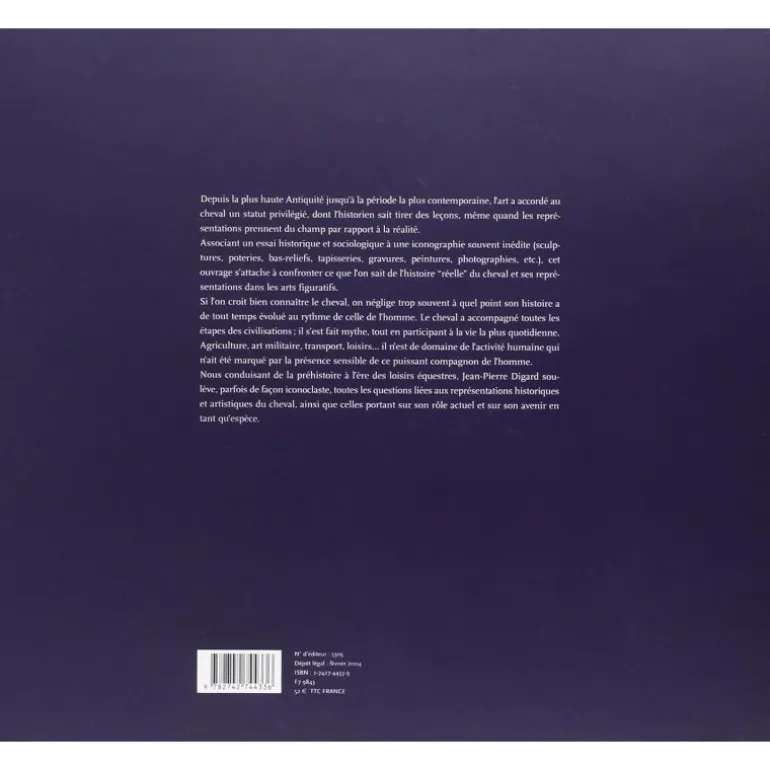 Une histoire du cheval - Acte Sud