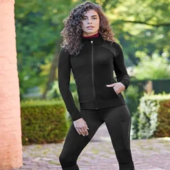 Veste polaire femme équitation Powerfleece Monaco - Elt
