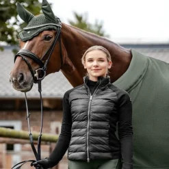 Veste équitation femme matelassée hybride Oregon - Waldhausen