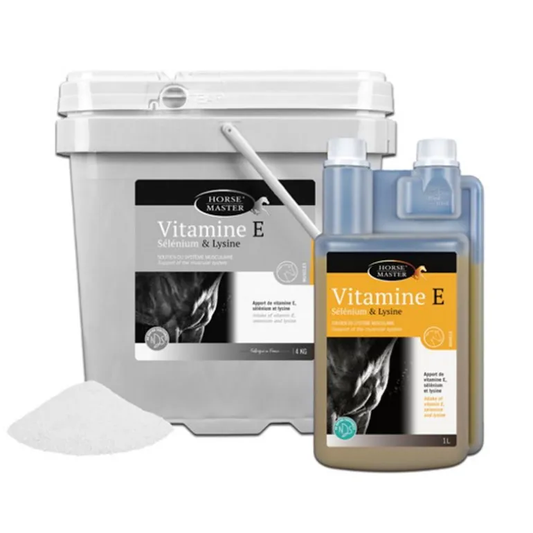 Vitamine E Selenium-Lysine anti-oxydant liquide 1L - Horse Master